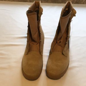 McRae Military Hot weather Tan Boots NEW Size 14.5 W McRae All occasion Comfort